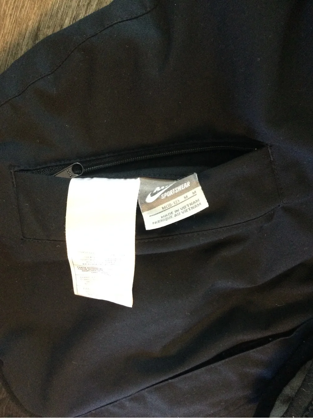 Youth Nike Black and gray reversible Hooded Sports Jacket